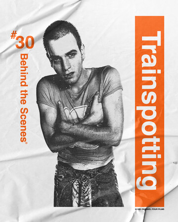 Behind the Scenes、映画『Trainspotting』公開30周年を記念した公式Tシャツを復刻！第一弾モデルをFilmarks Storeと一部劇場にて販売