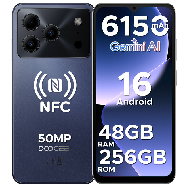 【期間限定 37% OFF】5000万高画素 コスパ抜群 DOOGEE Note56 Plus Android16 SIMフリー スマホ登場、特別セール開催中！