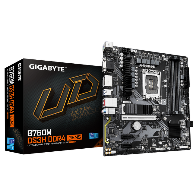 GIGABYTEより、intel B760 チップセット搭載 Amazon 限定モデル Micro-ATX マザーボード「B760M DS3H DDR4 GEN5」発売