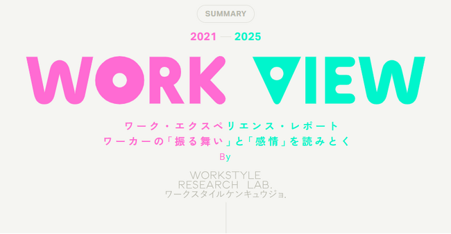 職場体験の軌跡と現在地をまとめたWebページ〈WORK VIEW 2021-2025〉を公開