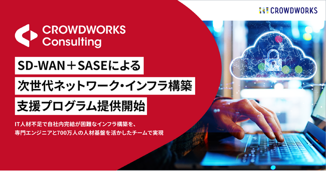 クラウドワークス コンサルティング社、SD-WAN＋SASEによる「次世代ネットワーク・インフラ構築支援プログラム」提供開始