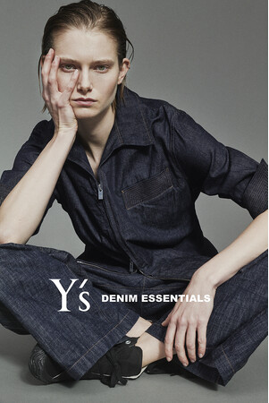 Y's、 デニムアイテムを提案する『Y's DENIM ESSENTIALS』 を公開