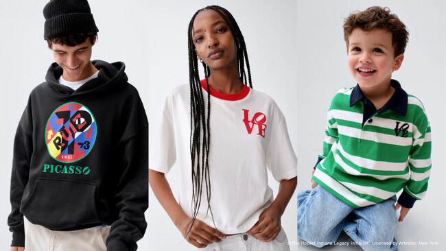 Gap、『LOVE』で知られるロバート・インディアナの作品からインスピレーションを得た「Gap | Robert Indiana」コレクションを発表