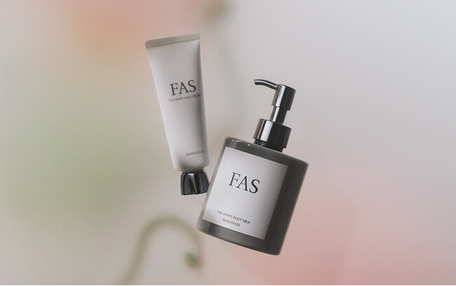 ベストコスメ15冠*¹を受賞したボディのエイジングケアシリーズ「FAS ザ ドレープ」より発売のボディミルク＆ハンドクリームに、春の気配を漂わせる新たな香り「SAWARABI」が新登場