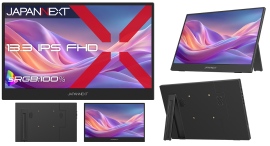JAPANNEXTが13.3インチ IPSパネル搭載 約480gの薄型軽量を実現したフルHDモバイルモニターを20,480円で1月22日(木)に発売 JAPANNEXTが13.3インチ IPSパネル搭載 約480gの薄型軽量を実現したフルHDモバイルモニターを20,480円で1月22日(木)に発売