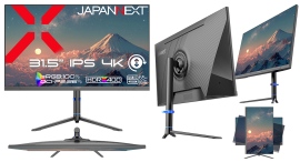 JAPANNEXTが31.5" IPSパネル 昇降式スタンド搭載 USB-C(最大65W)給電対応の4K液晶モニターを49,980円で1月22日(木)に発売 JAPANNEXTが31.5" IPSパネル 昇降式スタンド搭載 USB-C(最大65W)給電対応の4K液晶モニターを49,980円で1月22日(木)に発売
