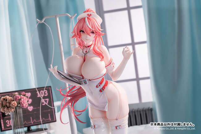 『アズールレーン』より、「フランクリン 看護師のトキメキカルテVer.」フィギュアが豪華版と通常版で登場。あみあみにて予約受付中。