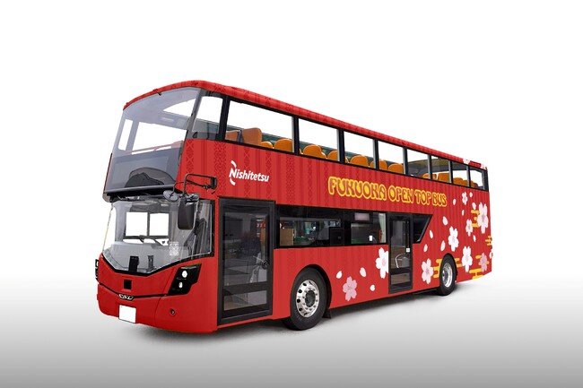 FUKUOKA OPEN TOP BUS　3月28日に、14年ぶりに新型車両を導入＆天神⇔太宰府間を結ぶ新コースが誕生します！