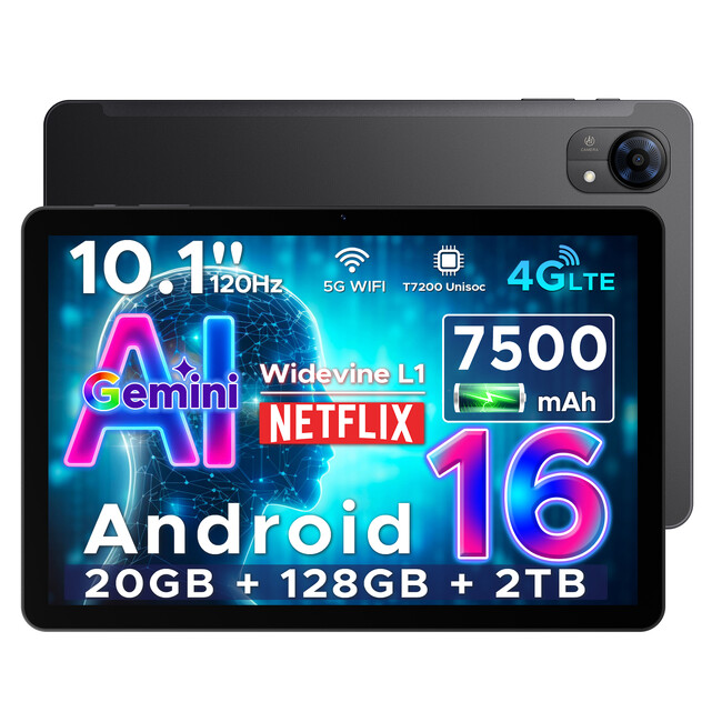AI時代の新定番。Android16 × Gemini AI搭載 × SIMフリー「DOOGEE TAB G5」日本正式販売開始