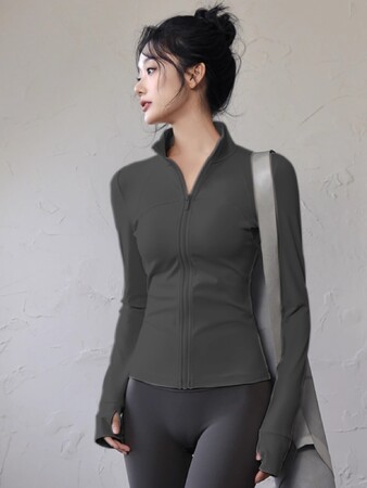 ヨガ服　ヨガコート　補正ジャケット　長袖100％検品　品質厳守　中国義烏縫製工場　2026年新作　2月1日より　本格展開　早割5％OFF　690円/件