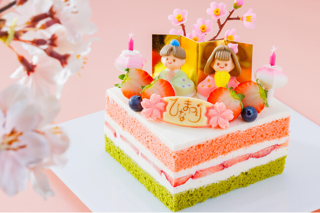 【ホテル日航立川 東京】「ひなまつりケーキ」を1月29日（木）より予約受付開始