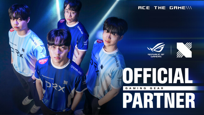 DRXとASUS Republic of Gamers（ROG）の公式グローバルeスポーツパートナーシップを発表