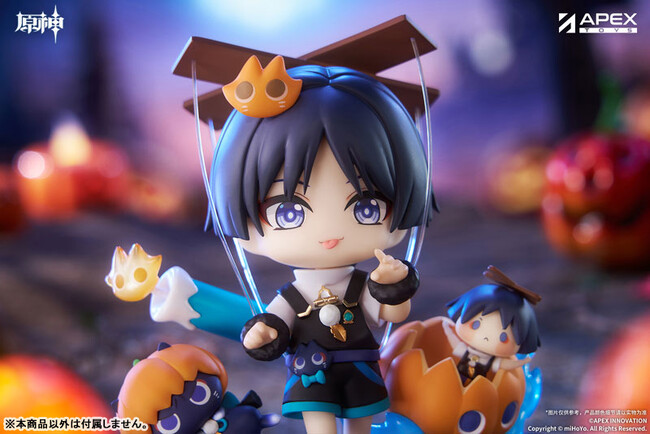 『原神』より、「幽夜綺想シリーズ ちびキャラフィギュア 放浪者」が登場。あみあみにて予約受付中。