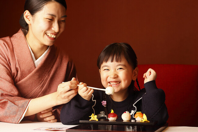 なだ万「お子様懐石」3,000円(税サ込)を期間限定でご提供。2月1日(日)~3月31日(火)