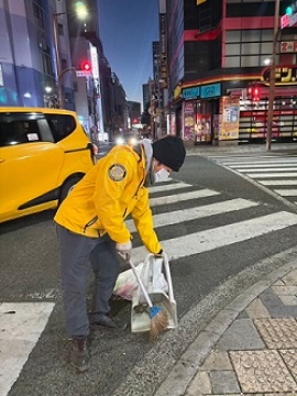 静岡の街をきれいに！ サイエントロジー・ボランティア・ミニスター静岡支部が1月24日に清掃活動を実施