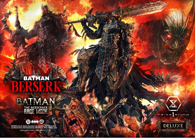 プライム１スタジオが生んだ新ヒーロー！「バットマン・ザ・バーサーカー レイジモード」が1/4スケールスタチューに