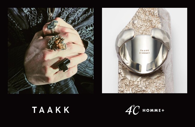「４℃ HOMME+」は日本を代表するファッションブランド「TAAKK」とコラボレーションを始動。