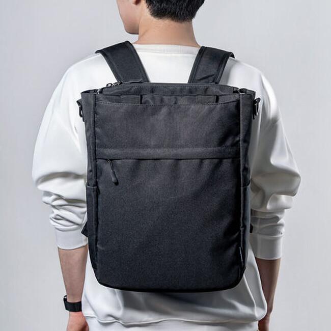 通勤も通学もこれ一つ！縦長スリムな多機能3WAYバッグを発売