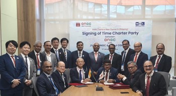 ＜India Energy Week 2026＞ インド国営石油天然ガス公社ONGC向け液化エタン船2隻の長期用船契約を締結