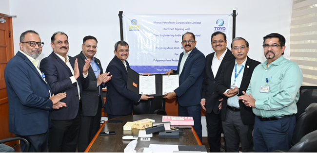 インドにて、BPCL社Kochi製油所向けポリプロピレン製造設備のEPC契約を受注