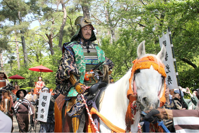 GWには京都府亀岡市で「明智光秀」になってみては？戦国絵巻を再現する「第53回亀岡光秀まつり」武者行列の出演者を公募開始