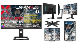 JAPANNEXTが27" IPSパネル Mini LEDバックライト採用 DFR対応の4Kゲーミングモニターを79,980円で1月29日(木)に発売 JAPANNEXTが27" IPSパネル Mini LEDバックライト採用 DFR対応の4Kゲーミングモニターを79,980円で1月29日(木)に発売
