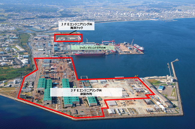 浮体式洋上風力発電基礎製造事業に本格参入