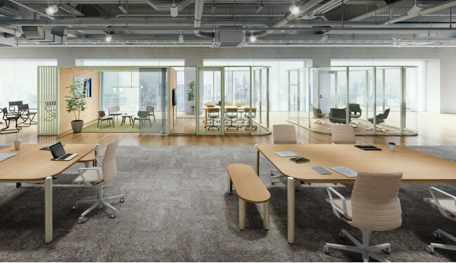 家具ブランド「DAYS OFFICE」から、コミュニケーションの拠点となるパネルシステム「modular wall」を新発売