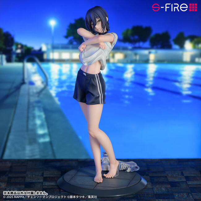 劇場版『チェンソーマン レゼ篇』より、デンジと夜の学校のプールで過ごすレゼがフィギュア化。