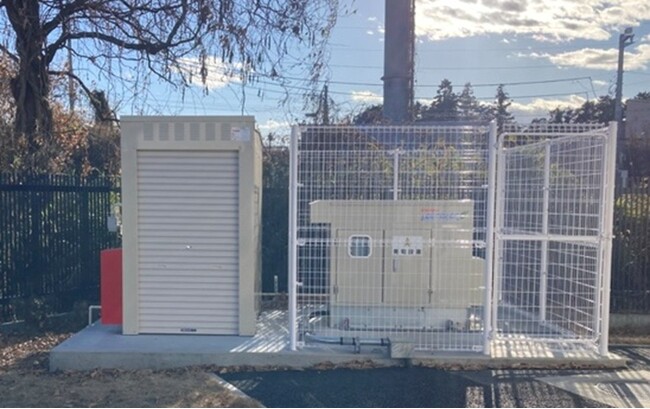 茨城県のグループホームに非常用発電機を設置