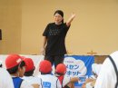 源 純夏さん(広島市坂町立坂小学校での実施の様子)1 源 純夏さん(広島市坂町立坂小学校での実施の様子)1