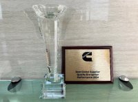 大同メタル工業、米国カミンズ社より「Best Global Supplier Quality Disruption Performance 2024」を受賞
