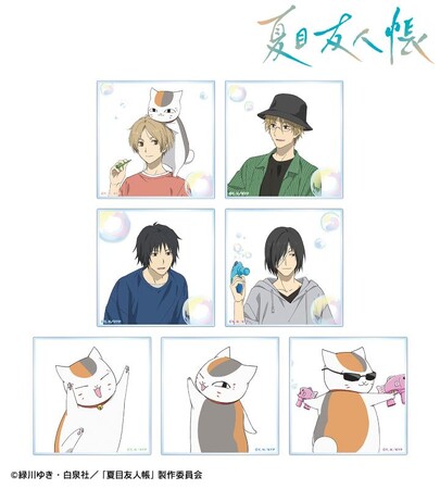TVアニメ「夏目友人帳」の描き下ろし シャボン玉ver. トレーディングアクリルコースターなどの受注を開始！！アニメ・漫画のオリジナルグッズを販売する「AMNIBUS」にて