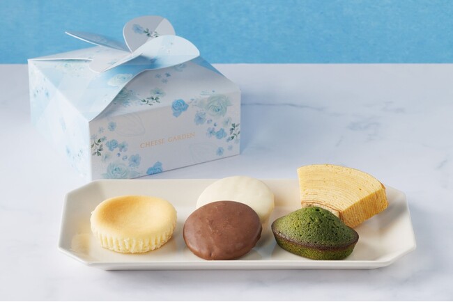 【チーズガーデン】ギフトや自分へのご褒美にぴったりな人気のチーズ焼菓子5種セット　ホワイトデーシーズン限定ボックス『ホワイトデー焼菓子ボックス』発売