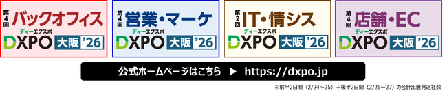 業務効率化・売上アップ・システム開発・DX推進のための展示会大阪開催！本分野 関西最大級の400社※が出展！