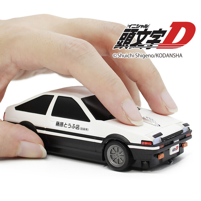 【新商品】リトラクタブルライトが開閉!『頭文字D』AE86マウス刷新モデル予約開始