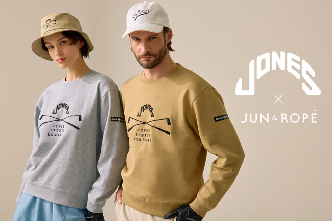 JUN&ROPE × JONESコラボレーション第2弾が実現。ユニセックス仕様の新作4型を発売。
