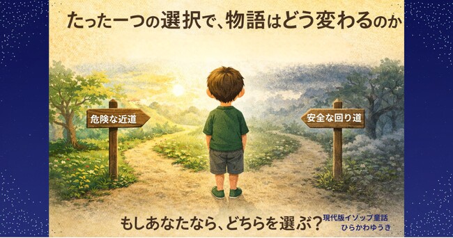 たった一つの選択で、物語はどう変わるのか─ ある一編から読み解く「考えさせる童話」