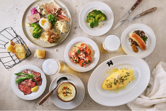大手町「東京ビアホール＆ビアテラス 14（イチヨン）」にて、2月9日よりグランドメニューを刷新。料理も楽しめるビアホールへ。