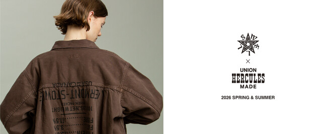 ジョンブル監修 ユニオン ヘラクレス メイドによるコラボレーション「SWELL VINTAGE × UNION HERCULES MADE」2026年春夏コレクション LOOKBOOK公開