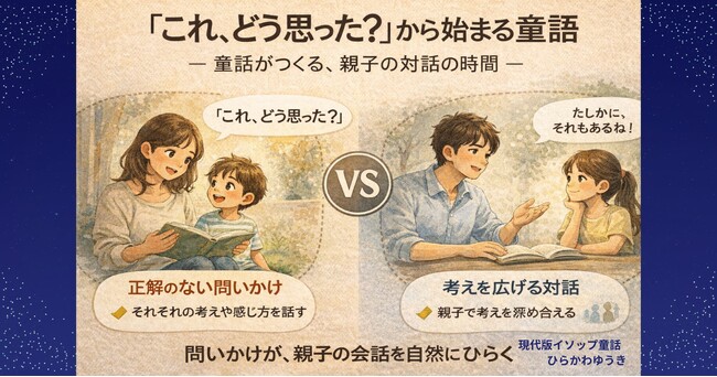 「これ、どう思った?」から始まる物語─ 童話がつくる、親子の対話の時間