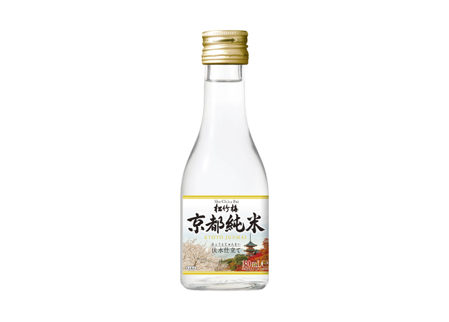宝酒造インターナショナル、【海外専用商品】松竹梅「京都伏水仕立て純米」180ml壜　新発売