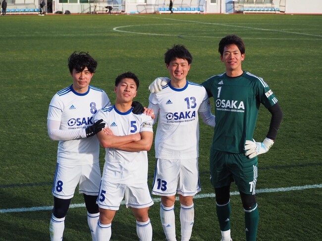Osaka City SCの4選手が大阪府選抜チームに登場！寺村選手、山田選手、野勢選手が得点！