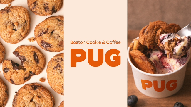 昨年3月の開業以来、全国で計33万枚以上を販売した「ボストンクッキー」が話題の「PUG（パグ）」が、大阪・梅田「HEP FIVE」で期間限定のポップアップストアを開催中