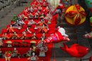 素盞鳴神社雛段飾り(アップ)
