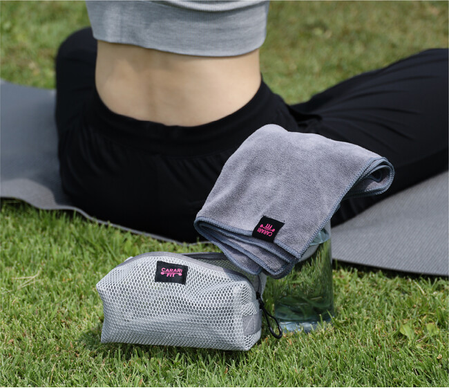 【新商品】薄手なのに、しっかり吸水。運動シーンにも頼れる吸水×速乾マイクロファイバータオル「カラリフィット」