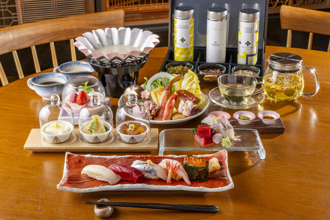【ヒルトン東京】日本料理「十二颯」 桜美膳寿司