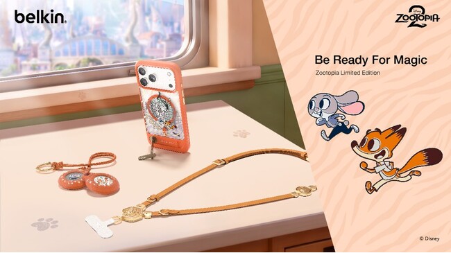 【Belkin】大好評公開中！ディズニー映画『ズートピア2』特別デザイン　スマホアクセサリー新製品 ラインナップを公開！