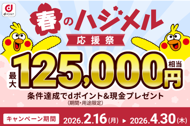 住信SBIネット銀行、最大125,000円相当をプレゼントする「春のハジメル応援祭」キャンペーンを開始
