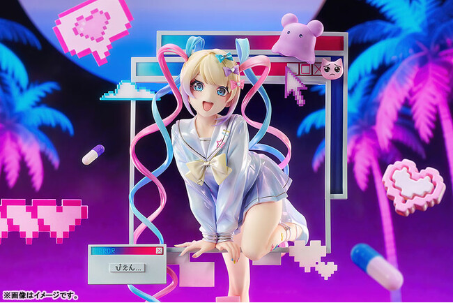 『NEEDY GIRL OVERDOSE』より、インターネット・エンジェル「超絶最かわてんしちゃん」が、パソコンの画面から飛び出す姿で降臨！